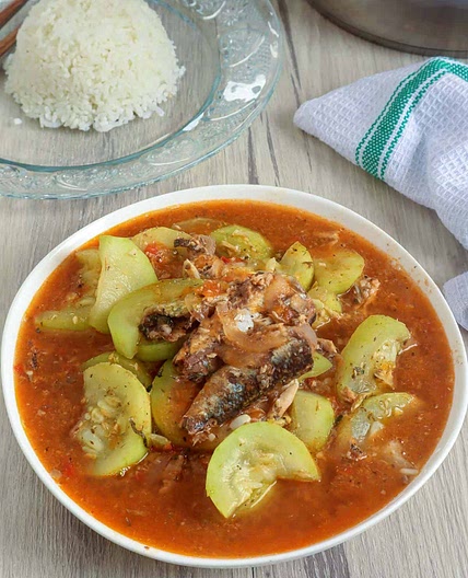 Ginisang Upo at Sardinas