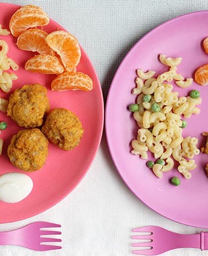 Baked Chicken Meatballs with Sweet Potato