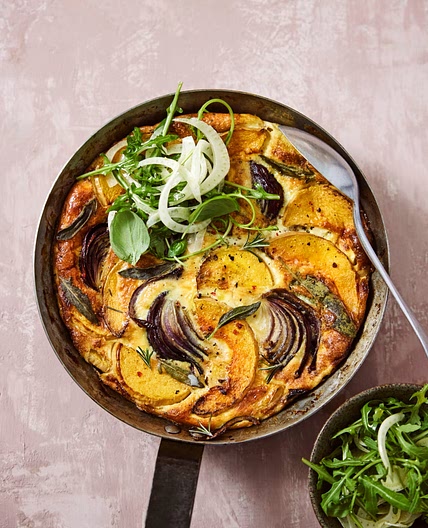 pompoenfrittata met salie