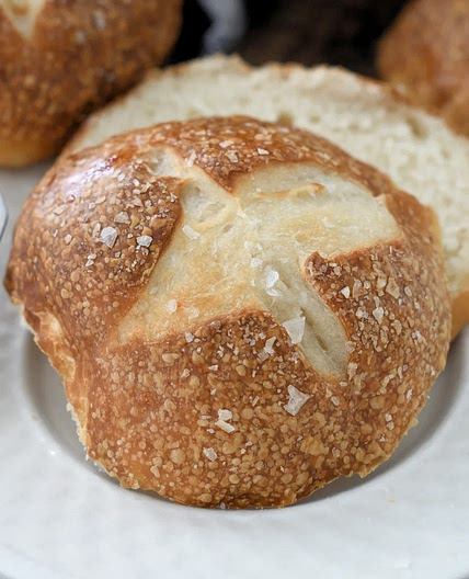 Sourdough Pretzel Rolls