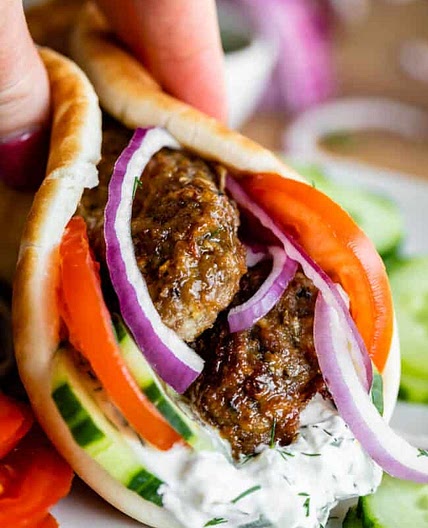 Greek Gyro with Homemade Gyro Meat