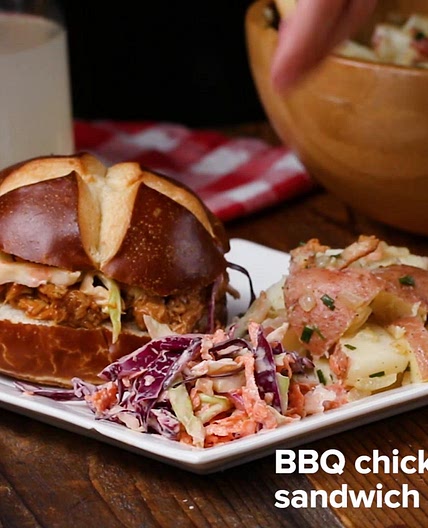 BBQ Chicken Sandwich Recipe by Tasty