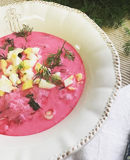 Chlodnik (Cold Polish Beet Soup)