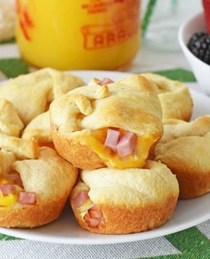 Ham & Cheese Breakfast Crescents