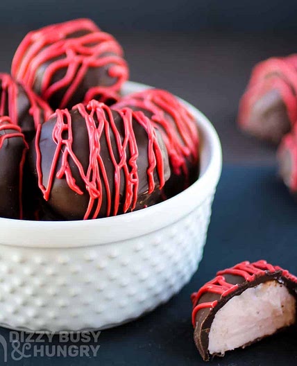 Strawberry Cream Truffles