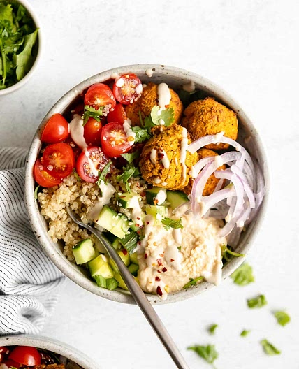 Sweet Potato Falafel Bowls