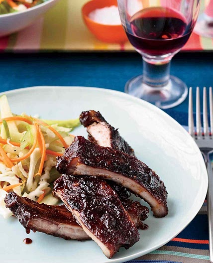 Apple-Glazed Barbecued Baby Back Ribs