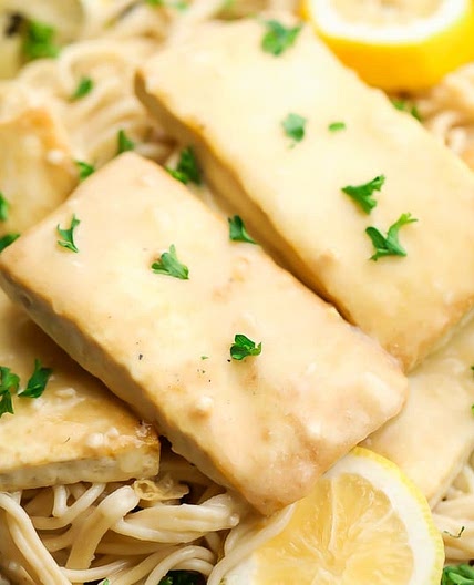 Creamy Lemon Tofu