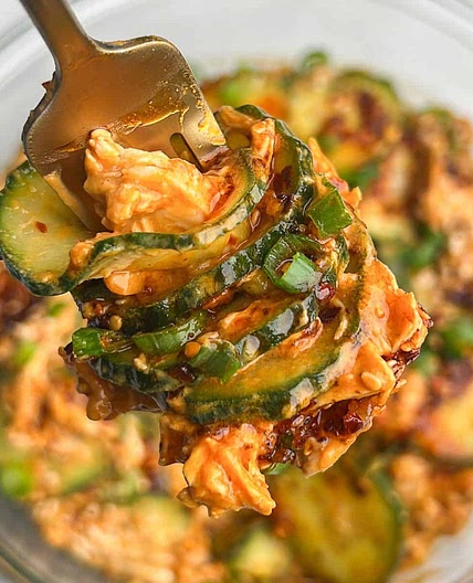 Thai Cucumber Salad with Chicken
