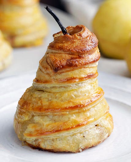 Stuffed Pears in Puff Pastry