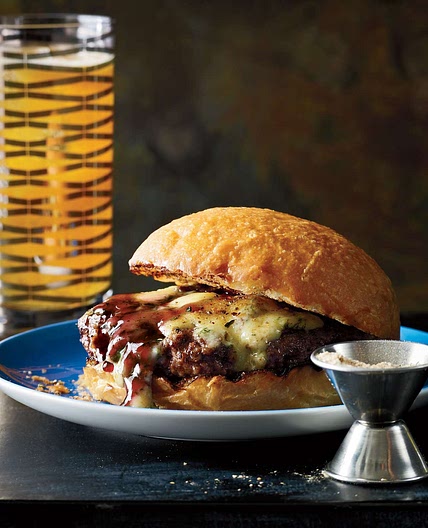 Umami Burgers with Port and Stilton