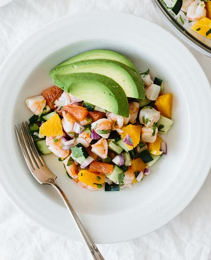 Citrus Shrimp Ceviche - The BEST Shrimp Ceviche Recipe