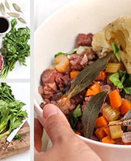 Whole Cauliflower in Heavenly Beef Ragoût