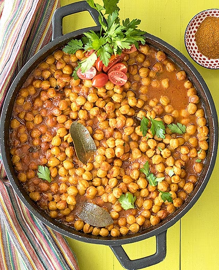 Easy Moroccan chickpea stew