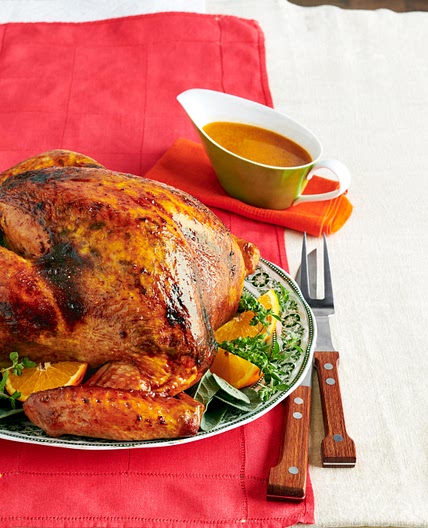 Honey-Chipotle Glazed Turkey with Gravy