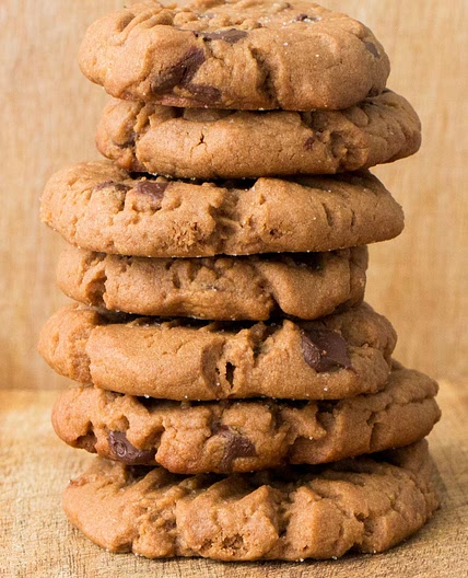 Chunky Chocolate Chip Peanut Butter Cookies