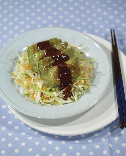 채소 비빔 군만두 만드는 법
