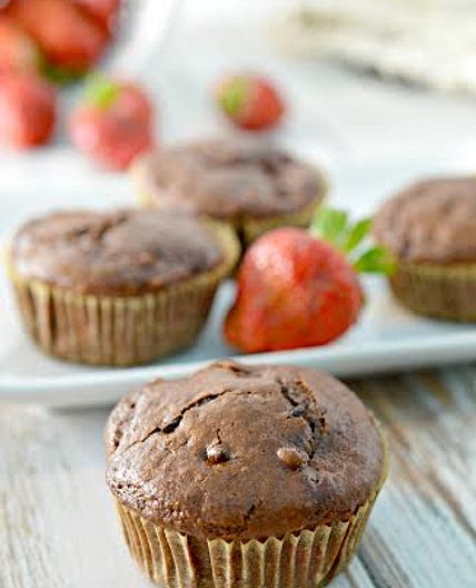Strawberry Chocolate Muffins