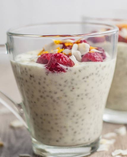 Creamsicle Chia Seed Pudding
