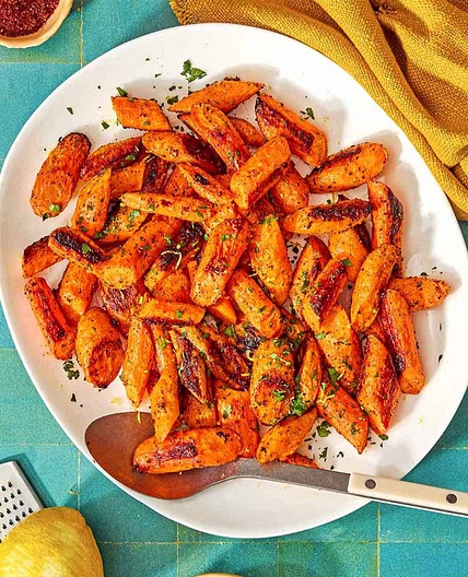 Oven Roasted Carrots with Sumac