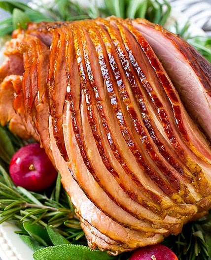Crock Pot Ham with Brown Sugar