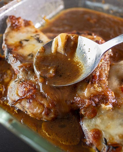 French Onion Smothered Pork Chops