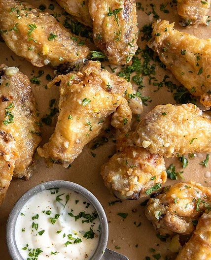 Garlic Parmesan Wings