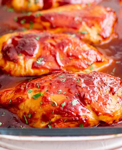 Baked Barbecued Chicken