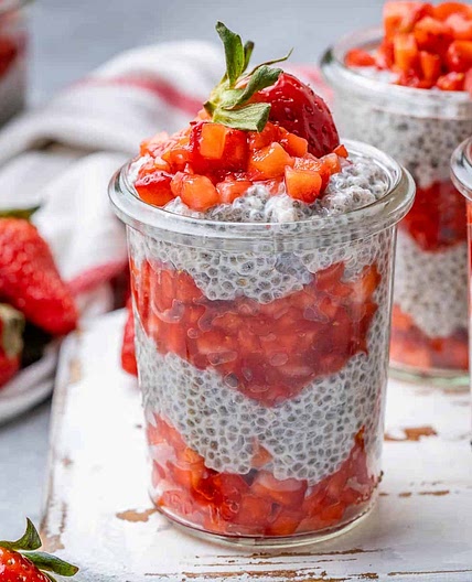 Strawberry Chia Seed Pudding Recipe