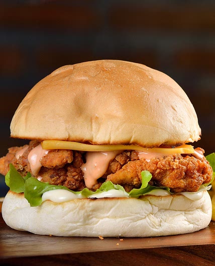 Homemade Zinger Burger