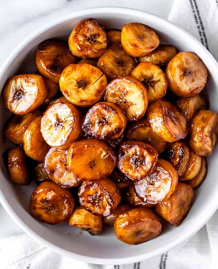 Sticky Sweet Fried Plantains