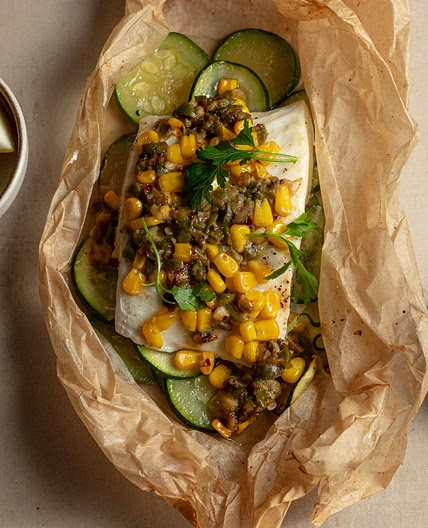 Poisson en Papillote