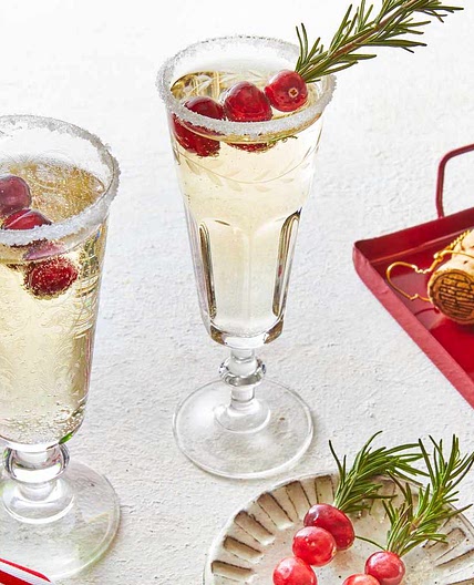 White Christmas Mimosas