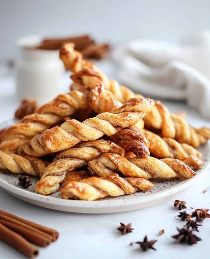 Puff Pastry Cinnamon Twists