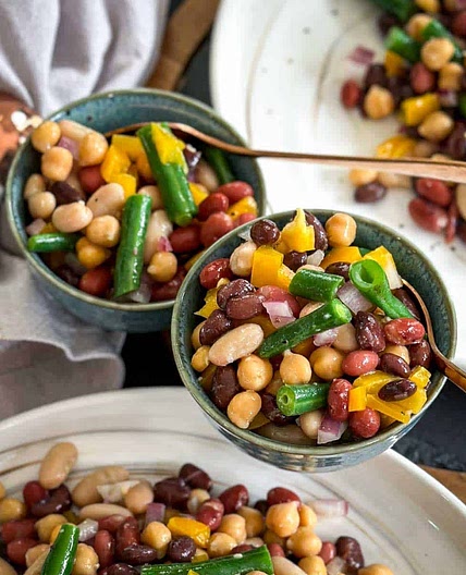 5 Bean Salad [Vegan]