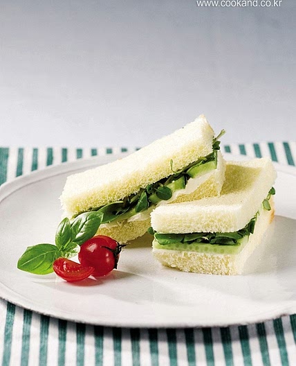 오이 크레송 샌드위치 만드는 법