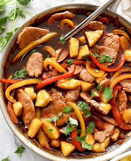 Sweet and Sour Pork (Made Healthier!)