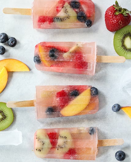 Sangria Rosé Popsicles