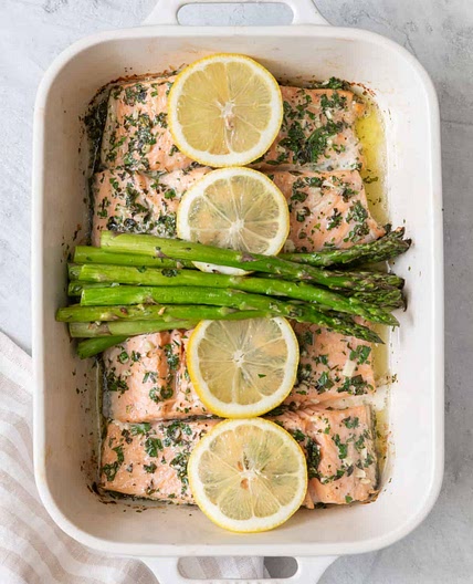 Roasted Salmon in Butter