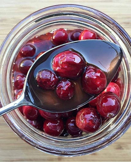 Fermented Honey Cranberries