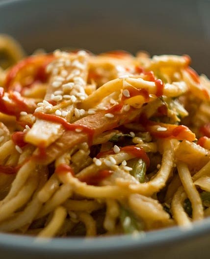 Spaghettis chinois (Gelatiao)