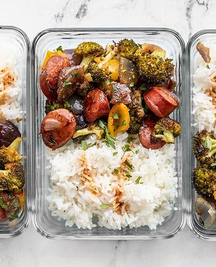 Smoky Roasted Sausage and Vegetables