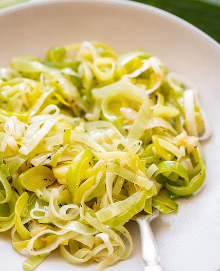 Buttered Sautéed Leeks