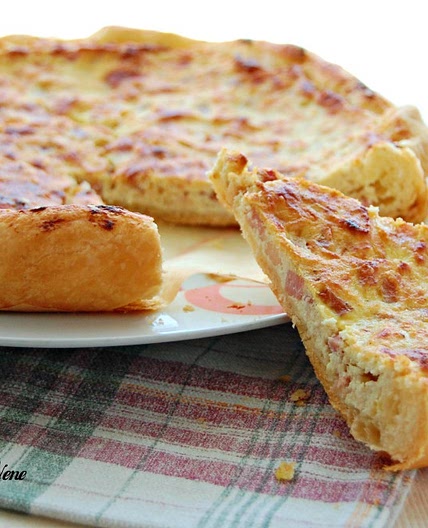 TORTA SALATA CON PANCETTA E RICOTTA