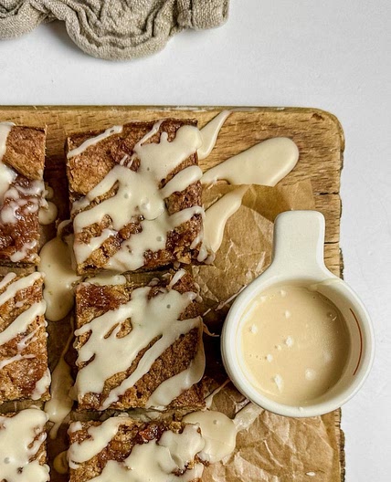 Apple Butter Bars with Maple Glaze!