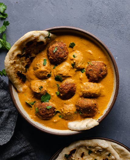 Chickpea Zucchini Kofta Curry
