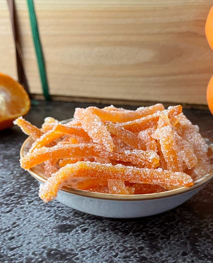 Candied Clementine Peel