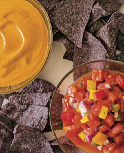 Chili Con Queso and Salsa