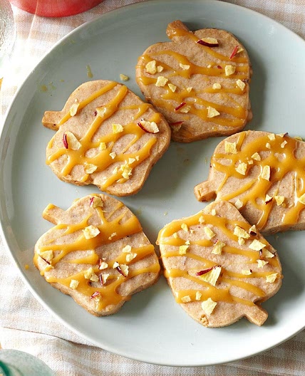 Caramel-Apple Shortbread Cookies