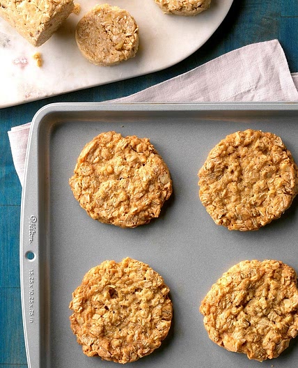 Oat & Coconut Icebox Cookies